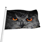 Owl Eyes Print Flag