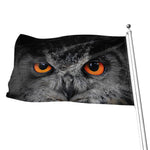Owl Eyes Print Flag