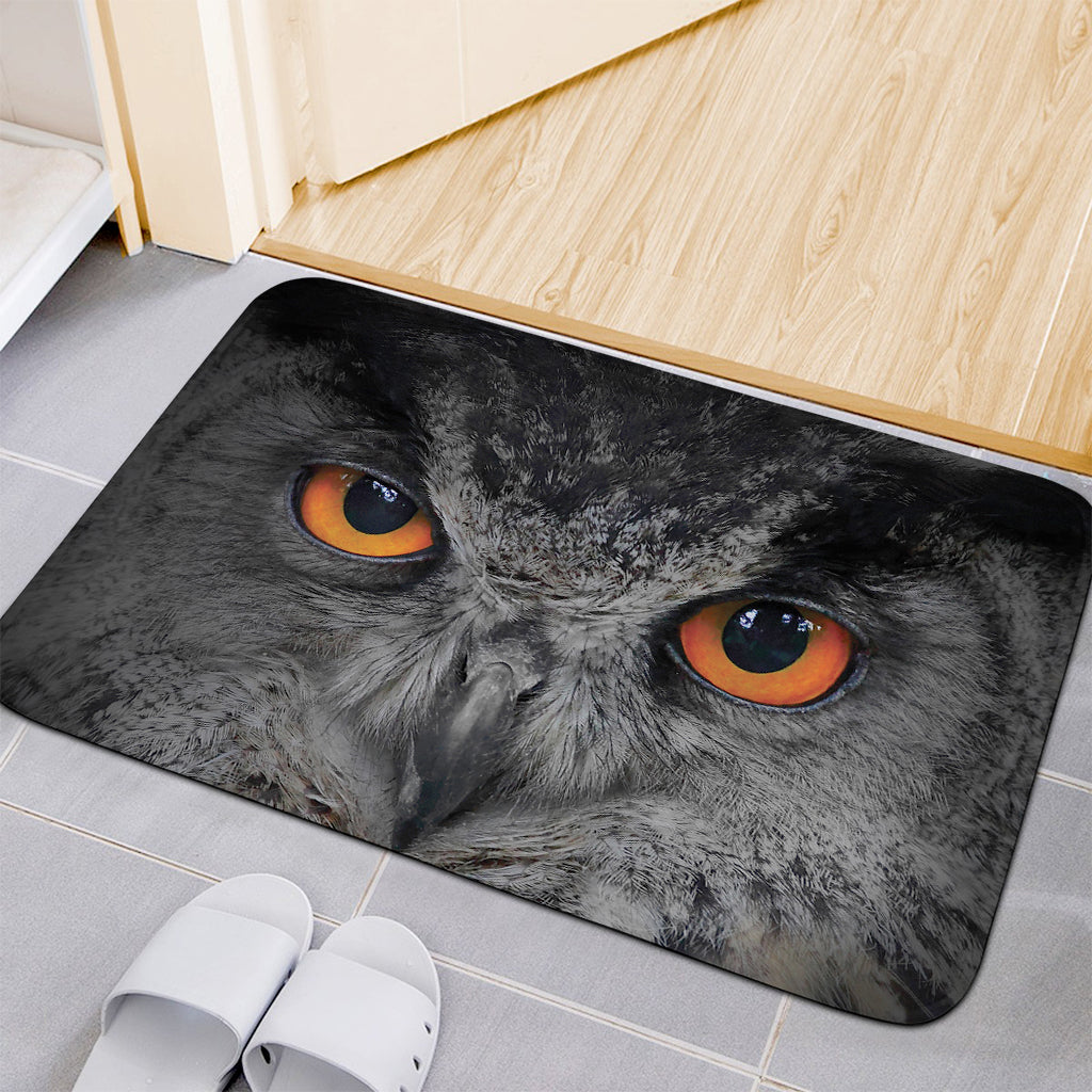 Owl Eyes Print Indoor Door Mat