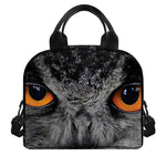 Owl Eyes Print Insulated Lunch Bag