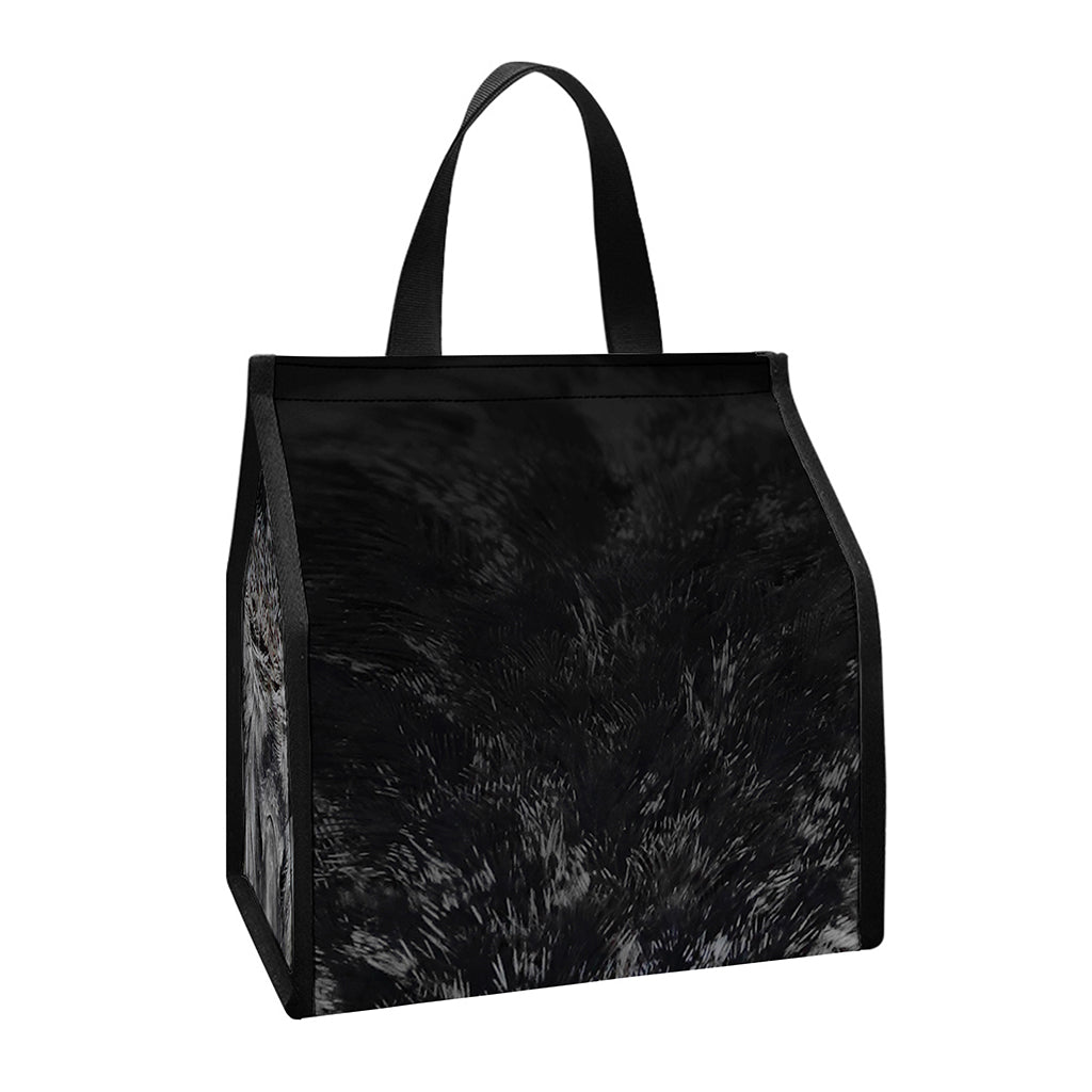 Owl Eyes Print Insulated Lunch Tote