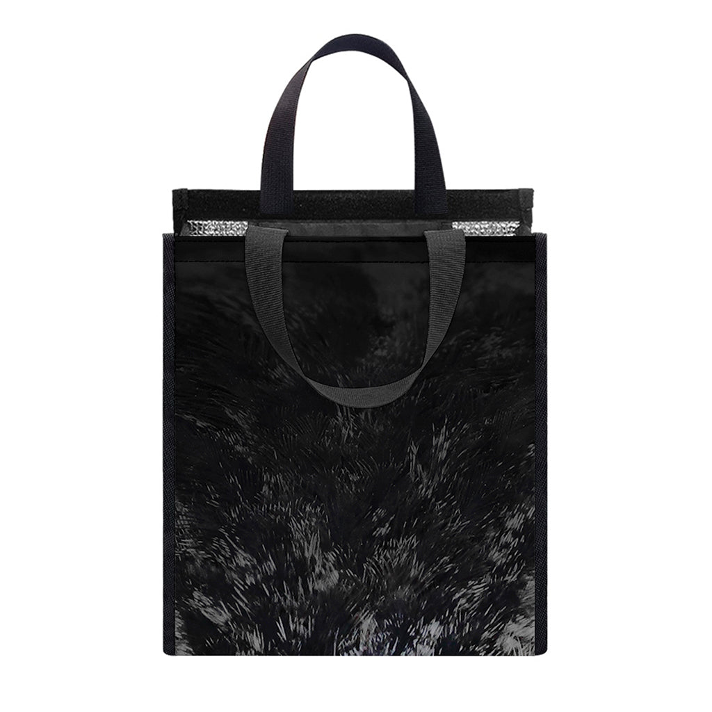 Owl Eyes Print Insulated Lunch Tote