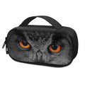 Owl Eyes Print Portable Cooler Travel Case