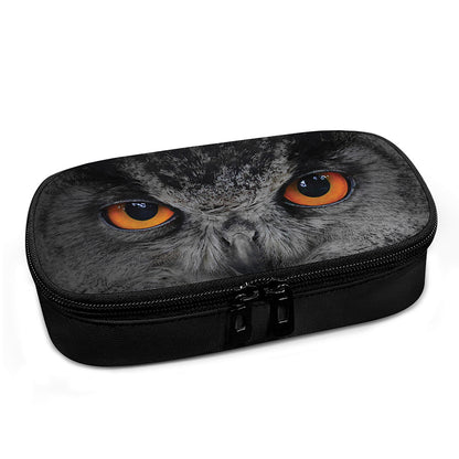 Owl Eyes Print Insulin Cooler Travel Case