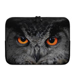 Owl Eyes Print Laptop Sleeve