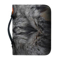 Owl Eyes Print Leather Bible Cover
