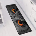 Owl Eyes Print Long Kitchen Mat