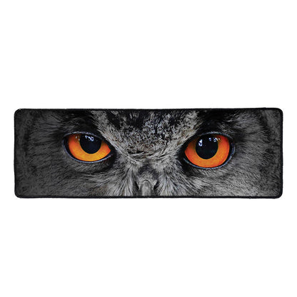 Owl Eyes Print Long Kitchen Mat