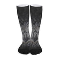 Owl Eyes Print Long Socks
