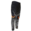 Owl Eyes Print Men's Compression Pants