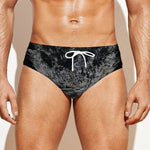 Owl Eyes Print Men's Swim Briefs