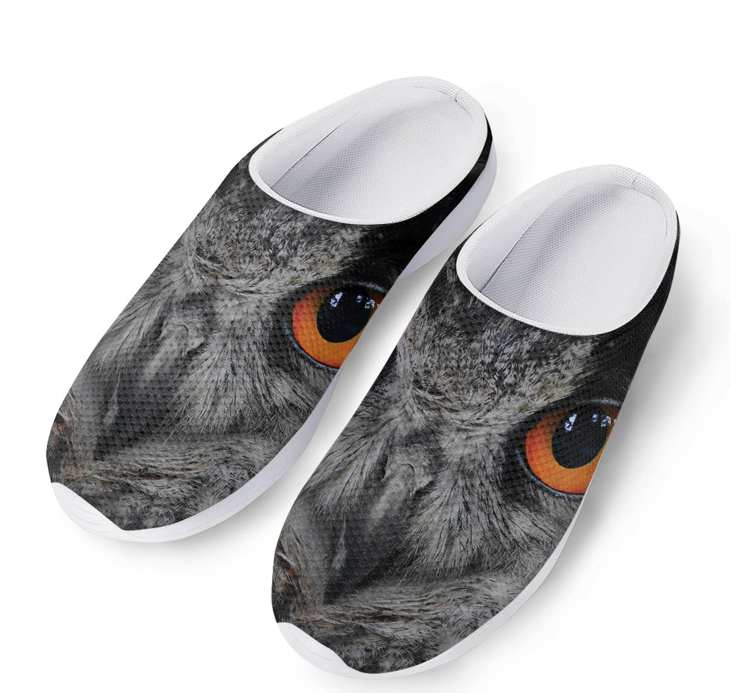 Owl Eyes Print Mesh Casual Shoes