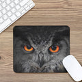 Owl Eyes Print Mouse Pad