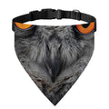 Owl Eyes Print Over The Collar Dog Bandana