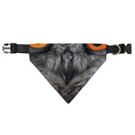 Owl Eyes Print Over The Collar Dog Bandana