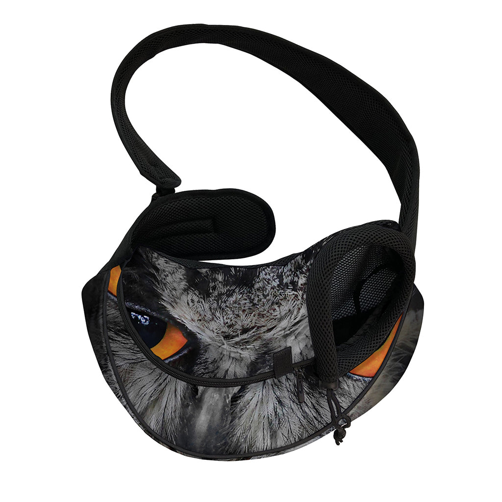 Owl Eyes Print Pet Sling Carrier