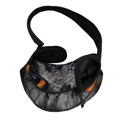 Owl Eyes Print Pet Sling Carrier