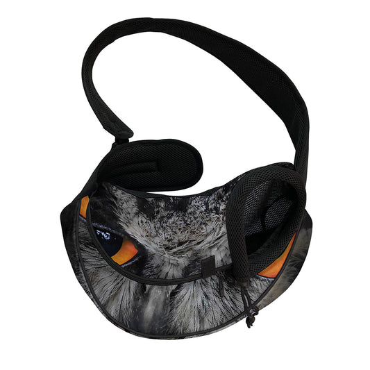 Owl Eyes Print Pet Sling Carrier