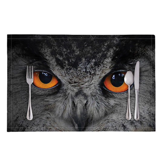 Owl Eyes Print Placemat