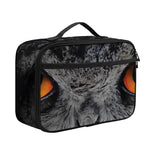 Owl Eyes Print Portable Lunch Bag