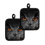 Owl Eyes Print Pot Holders