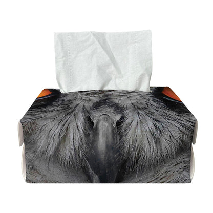 Owl Eyes Print Rectangle Tissue Box Cover