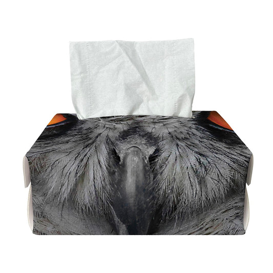 Owl Eyes Print Rectangle Tissue Box Cover