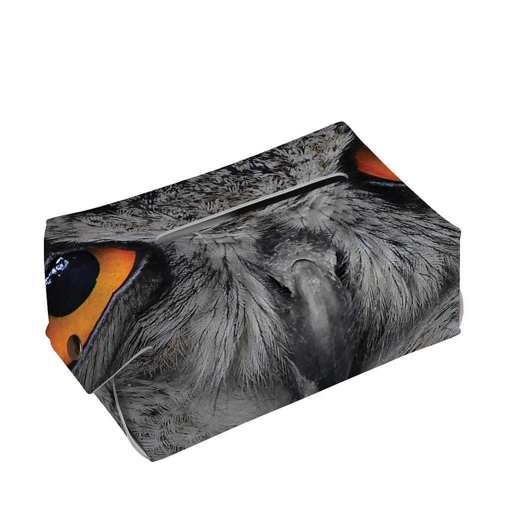 Owl Eyes Print Rectangle Tissue Box Cover