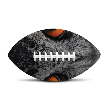 Owl Eyes Print Rugby Ball