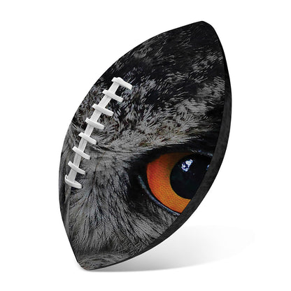 Owl Eyes Print Rugby Ball
