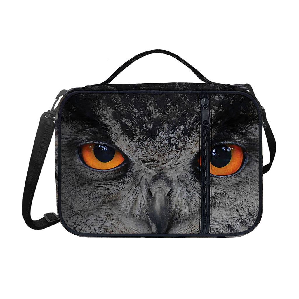 Owl Eyes Print Shoulder Strap Bible Bag