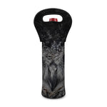 Owl Eyes Print Single Neoprene Wine Tote