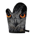 Owl Eyes Print Single Oven Mitt