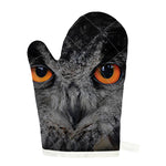 Owl Eyes Print Single Oven Mitt