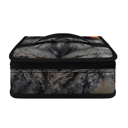 Owl Eyes Print Small Lunch Bag