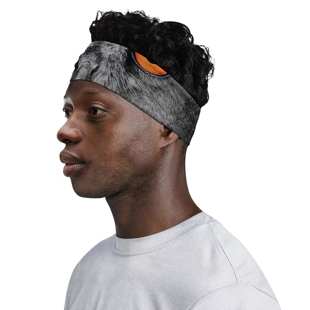 Owl Eyes Print Sports Headband