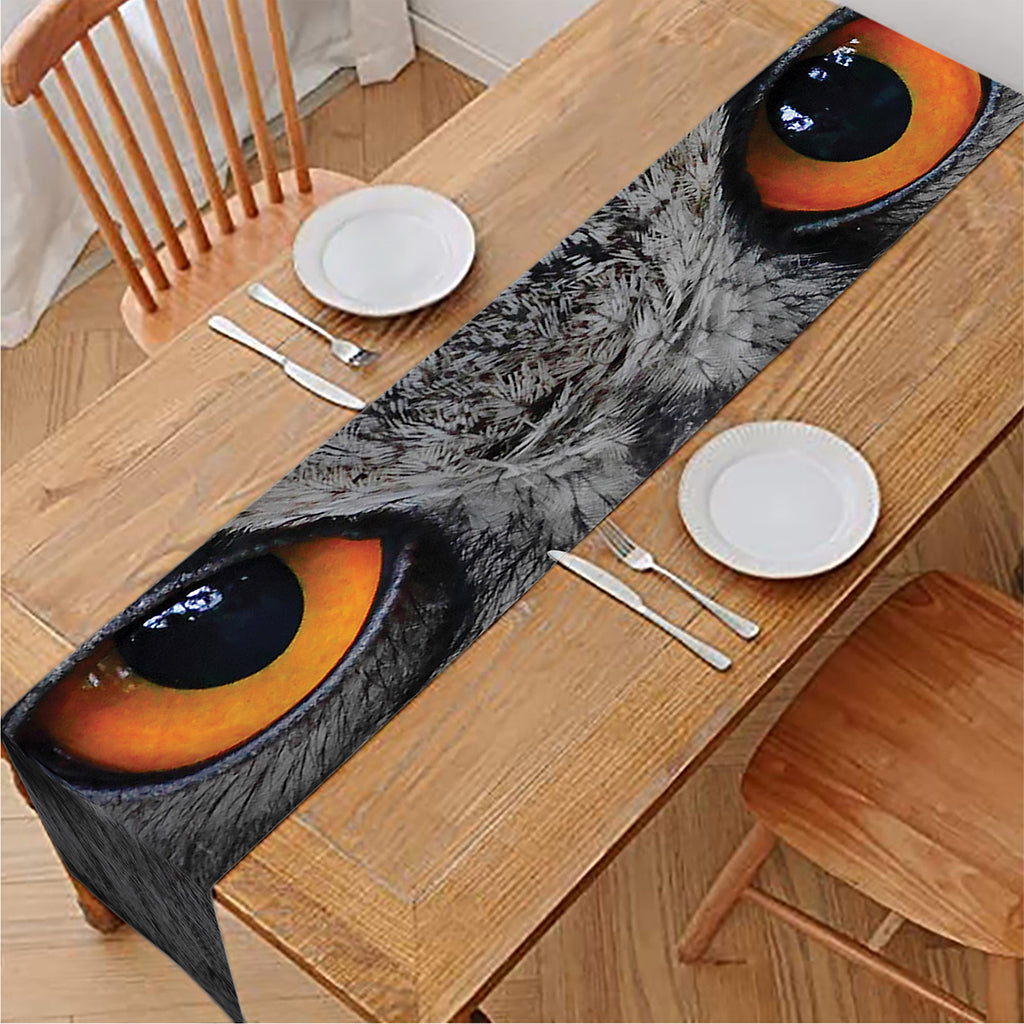 Owl Eyes Print Table Runner