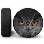 Owl Eyes Print Tire Cover With Camera Hole