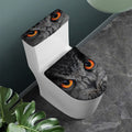 Owl Eyes Print Toilet Lid And Tank Cover Set
