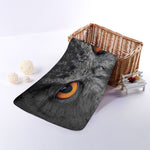 Owl Eyes Print Towel