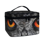 Owl Eyes Print Travel Makeup Bag
