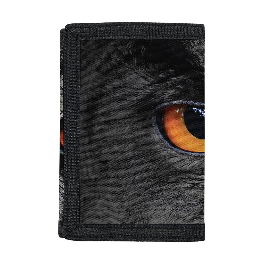 Owl Eyes Print Trifold Wallet