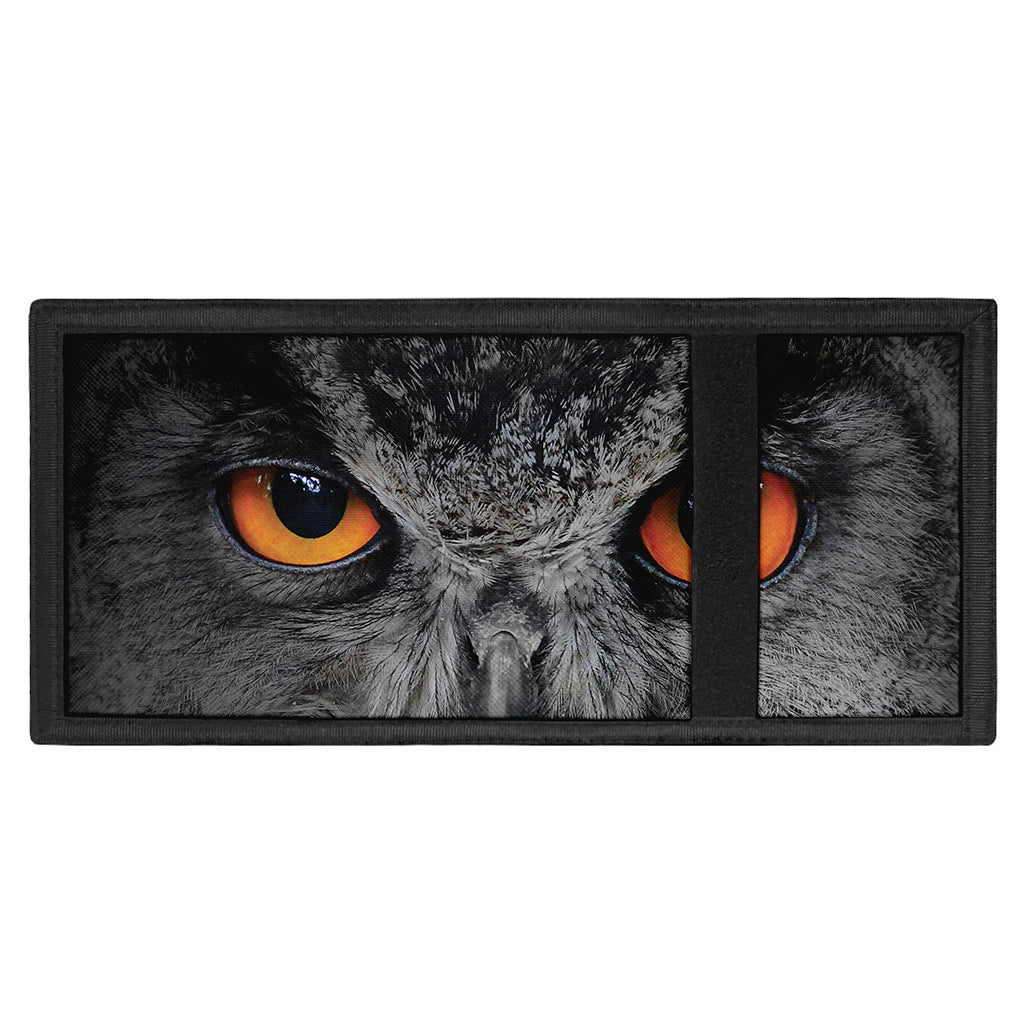Owl Eyes Print Trifold Wallet
