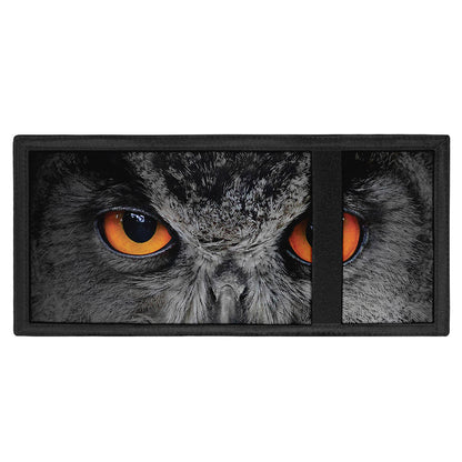 Owl Eyes Print Trifold Wallet