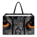 Owl Eyes Print Utility Tote Bag