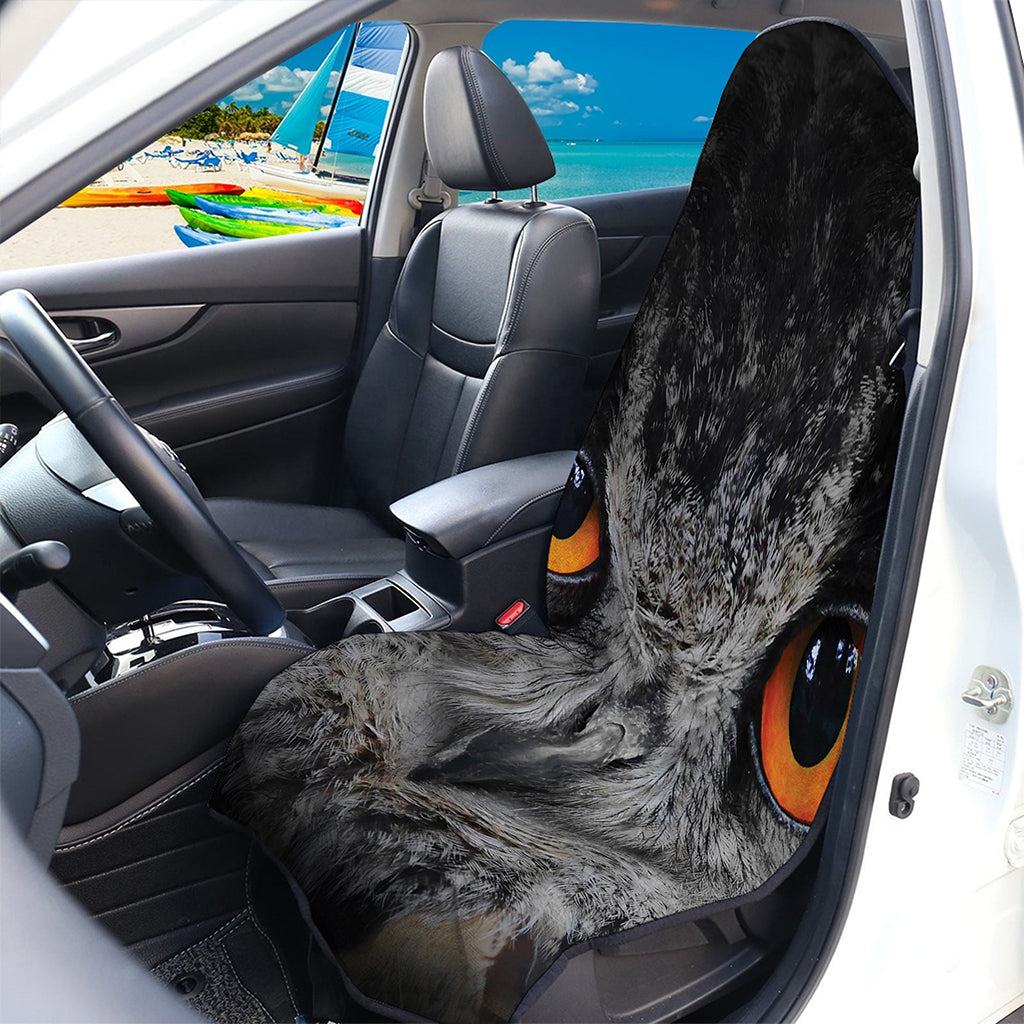 Owl Eyes Print Waterproof Car Seat Cover