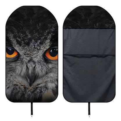 Owl Eyes Print Waterproof Car Seat Cover