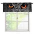 Owl Eyes Print Window Valance