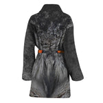Owl Eyes Print Women's Bathrobe