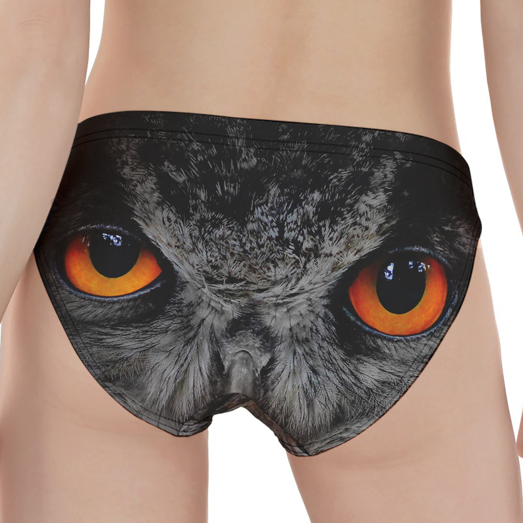 Owl Eyes Print Women's Panties